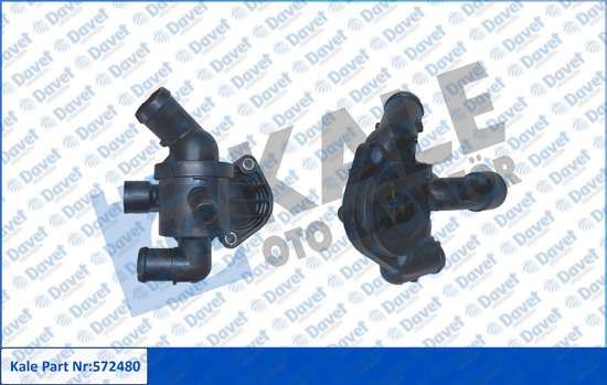 KALE 572480 Termostat 87°C Audi A1 A3 Q3 Tt Seat Alhambra Altea Altea Xl Ibiza Iv Leon Skoda Octavia Ii Super B Ii Vw Beetle Caddy Alltrack Caddy Iii Iv Cc Eos Golf Plus V Golf Vi Jetta Iv Passat Alltrack